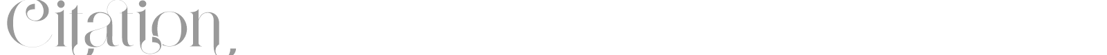 Citation font preview